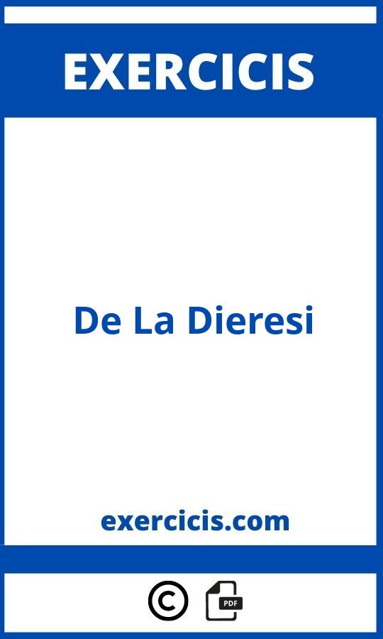 Exercicis De La Dieresi