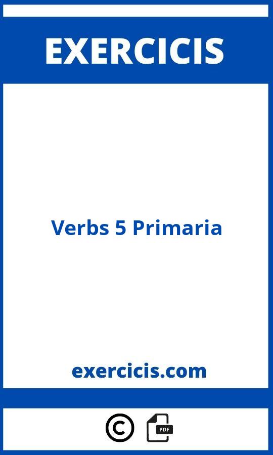 Exercicis Verbs 5 Primaria